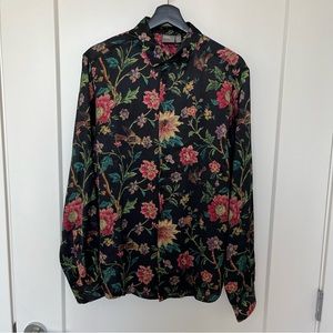 ASOS Man Floral Dress Shirt Sz M